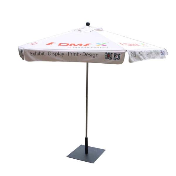 Buy cheap Logo Printed Advertising Beach Umbrellas Aluminum Stainless Steel Pole from wholesalers