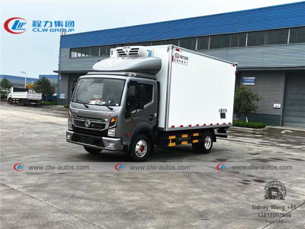 Buy cheap 3T Dongfeng Small Refrigerated Delivery Truck With Thermo King Unit from wholesalers