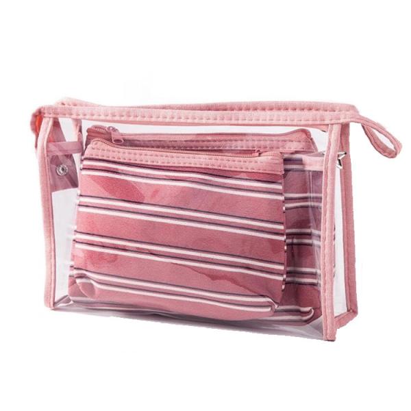 Buy cheap Zipper One Piece PVC Cosmetic Bag Organizer 21*13cm from wholesalers