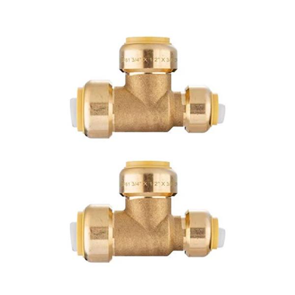 Buy cheap Plumbing Shark Bite Fittings Coupling Union Elbow Quick Connection Fittings Lead-Free Pex Brass Copper Push Fit Fittings from wholesalers