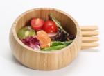 organic bamboo salad bowl