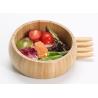 Buy cheap organic bamboo salad bowl from wholesalers