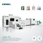 BOPP Laminated Leader Non Woven Box Bag Making Machine One Time Forming