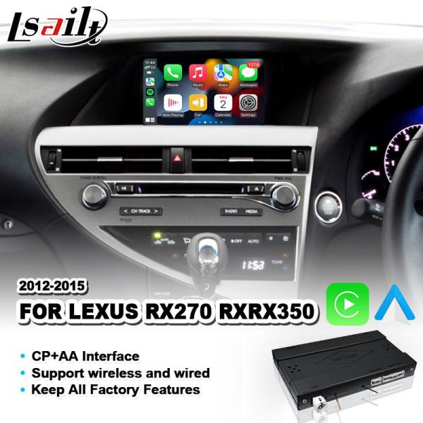 Lsait Wireless Carplay Android Auto Interface for Lexus RX 270 350 450h F Sport