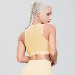 Fitness Women Sports Crop Top Sexy Plus Size Logo Printed
