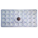 MHC Food Grade 3D Hard Plastic Chocolate Mold Professional Holographic Chocolate