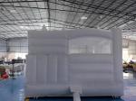 Hot Sale White Bounce House Pastel Jumping Wedding Bounce Castle Balloons