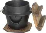 Buy cheap cast iron fondue set from wholesalers