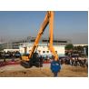 Buy cheap Yellow Long Boom Mounted 3200rpm Vibrating Pile Driver Low Noise from wholesalers