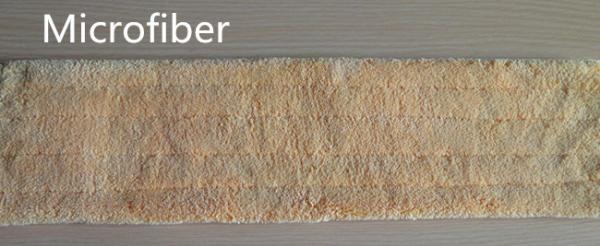 Buy cheap Micro Fiber Dust Mop 14 * 62cm Dry Dust Mop Yellow Trapezoid Home Cleaning Super Absorbent from wholesalers