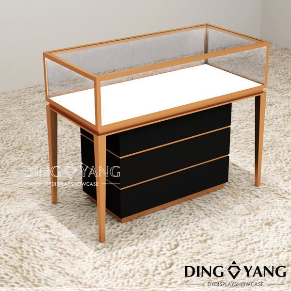 Buy cheap Customizable Jewelry Display Table with Different Colors Logo MDF/Stainless Steel/Glass from wholesalers