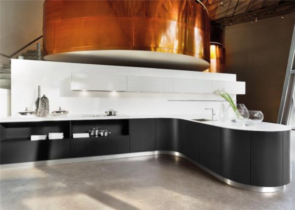 Buy cheap Waterproof MDF Kitchen Cupboards , DTC Hardware Wall Mounted Kitchen Cabinets from wholesalers