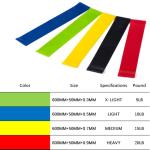 ZH 1.1mm 20LB Thickness Elastic Tension Bands Softness Sport