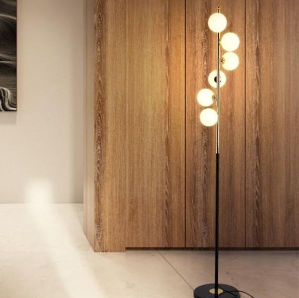 Buy cheap European modern simple floor lamp living room glass ball Living room floor lamp(WH-MFL-22) from wholesalers