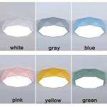 Contemporary Kitchen Kids room Round RGB ceiling lights with Remote Controller