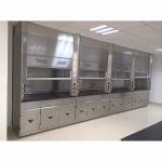 Ce Laboratory Ducted Laminar Flow Fume Hood Low Turbulence For School Chemistry