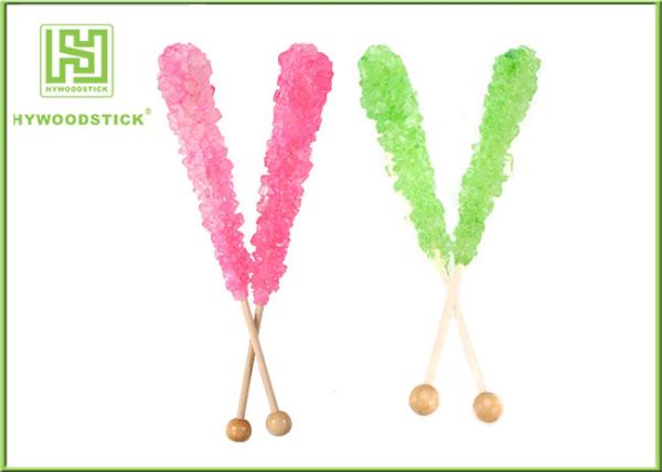 Craft Ideas Decorative Popsicle Sticks , Natural Wood Color Candy Floss Sticks