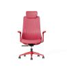 Buy cheap Commercial Furniture Modern Red Swivel Executive Mesh Ergonomic Chair for Office from wholesalers