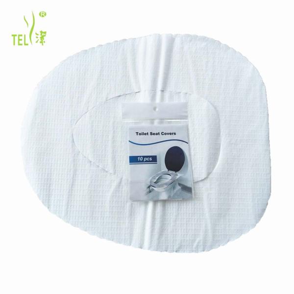Buy cheap Soft 2ply Woodpulp Disposable Toilet Seat Covers Anti Bacteria from wholesalers