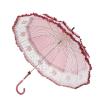 Buy cheap Ladies Sunproof Straight Handle Umbrella Lace Flowers Pagoda Shaped from wholesalers