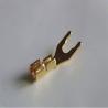 Buy cheap 24K Y Spade Nakamichi Banana Plugs Connector For Speaker Cable Wire from wholesalers