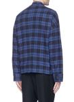 Leisure Style Plaid Shirt Flannel Jacket