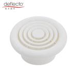 High Security Plastic Exhaust Vent Circular Ceiling Wall Air Outlet 4'' 100mm