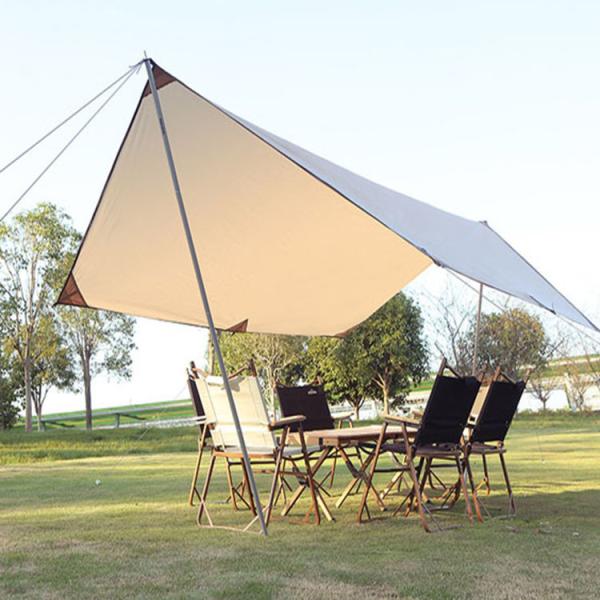Buy cheap Sun Awning Fabric Camping Sun Shelter Tent Waterproof With Wind Rope from wholesalers