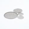 Buy cheap 15 20 30 50 70 100 Micron Stainless Steel Filter Disc Round Mesh Screen Customized from wholesalers