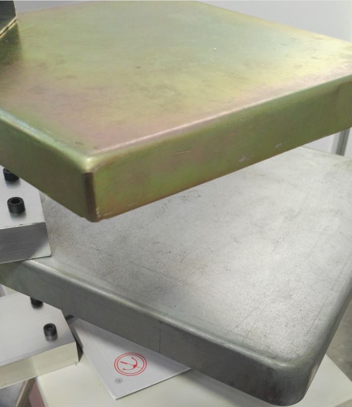 Steeel Panel / Box Angle Forming CNC Corner Former Machine Bending 90 Degree Angle
