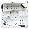 Buy cheap 6 Person Air Jet Whirlpool Massage Outdoor Hot Tub With Hydrotherapy Pump from wholesalers