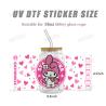 Buy cheap Custom UV DTF Cup Wraps Transfer Printing Crystal Transfer Sticker UV DTF Sticker Cup Wraps Transfers For 16oz from wholesalers