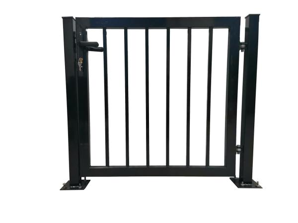 Buy cheap Hot Dip Galvanized Steel Garden Fence Door Tubular Double Gate From The Outside from wholesalers