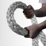 Buy cheap High Strength 40mm 8/12 Strands Soft Braided Polyamide Nylon Rope with ISO from wholesalers