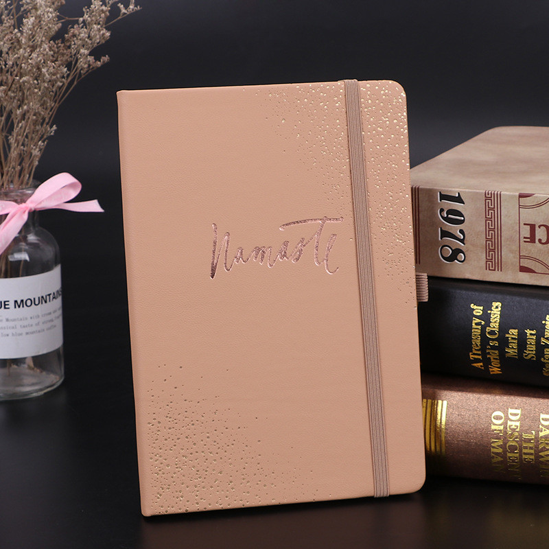 Eco friendly Hardcover Round Spine Notebook Printing Greenstuf Paper 80-300gsm Offset Print