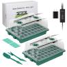 Buy cheap Plastic Plant Germination Trays With Lid / Drainage Holes For Successful Seed Germination from wholesalers