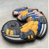 Buy cheap PVC Custom Embroidered Patches 4 Inch Wearproof from wholesalers