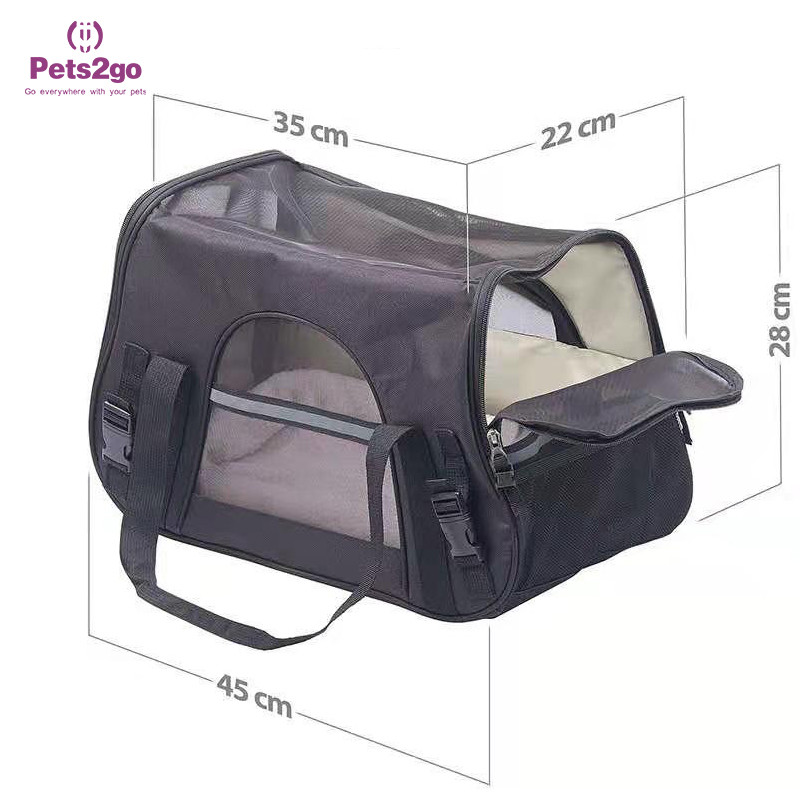 2KG Breathable Mesh Pet Carrier Bag For Dogs Cats