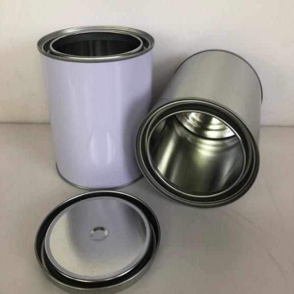 Buy cheap SGS Round Metal 3.38 Oz Oil Paint Tin Cans With Handle from wholesalers