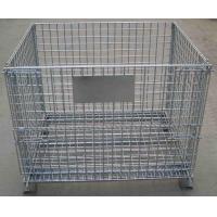 Buy cheap 6.3mm Warehouse Logistics Equipment , Wire Mesh Box 1200*1000*840mm Q235 product