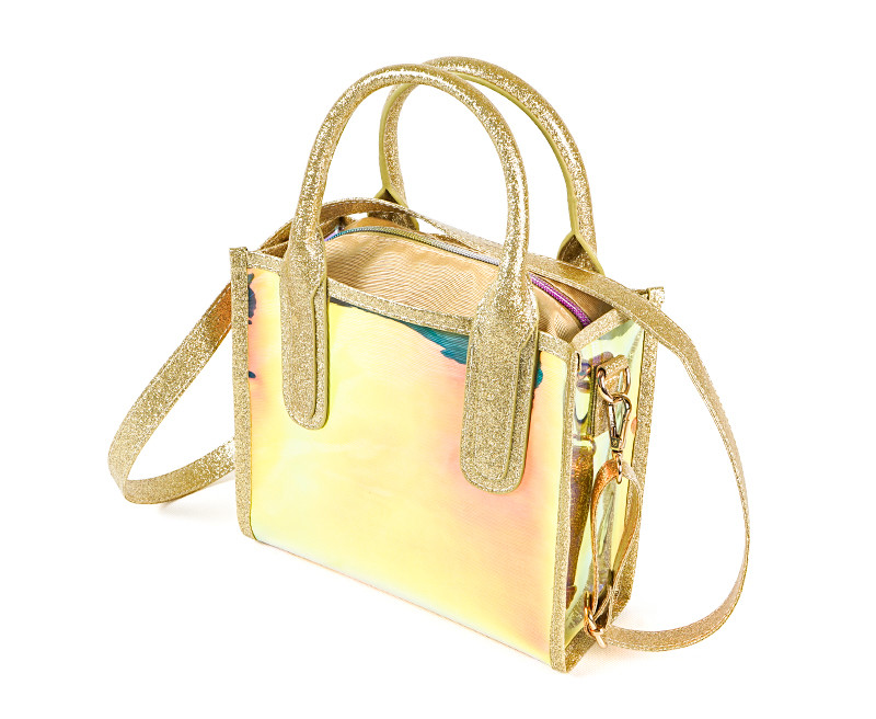 Reusable Waterproof Transparent Iridescent Beach Bag