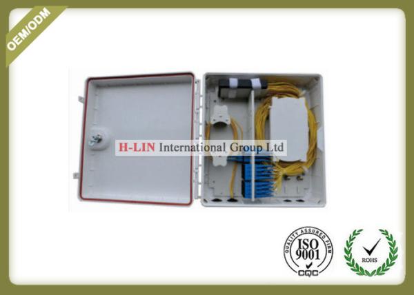 Buy cheap Outdoor Fiber Optic Termination Box / Plastic Splitter Distribution Box For Drop Cable from wholesalers