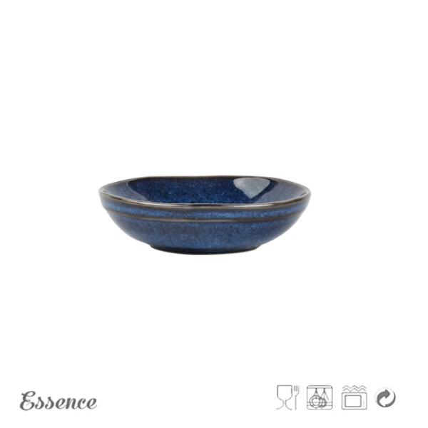 Buy cheap 3.5 Inch Small Ceramic Sauce Dish Round , Reactive Glaze Ceramic Dip Dish from wholesalers
