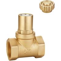 Buy cheap 1108 Magnetic Lockable Brass Valve Multi-turn Metal to Metal Stop Type F x F product