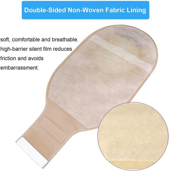 Buy cheap One / Two Pieces 15-80mm Disposable Colostomy Bag Without / With Activated Carbon from wholesalers
