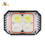 80V 4 Beads White Yellow Flashing Multi Color Metal Motorcycle LED Light
