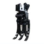 Width 350mm Hydraulic Grabs For Excavators YAKAI Mini Excavator Grapple