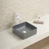 Buy cheap Ultra-Thin Counter Top Bathroom Sink square shape porcelain wash basin from wholesalers