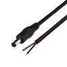 Buy cheap Custom Male Female Jack 1.35 2.5 2.1x5.5mm DC Cable Bare End Stripped Wire Pigtail Cable from wholesalers