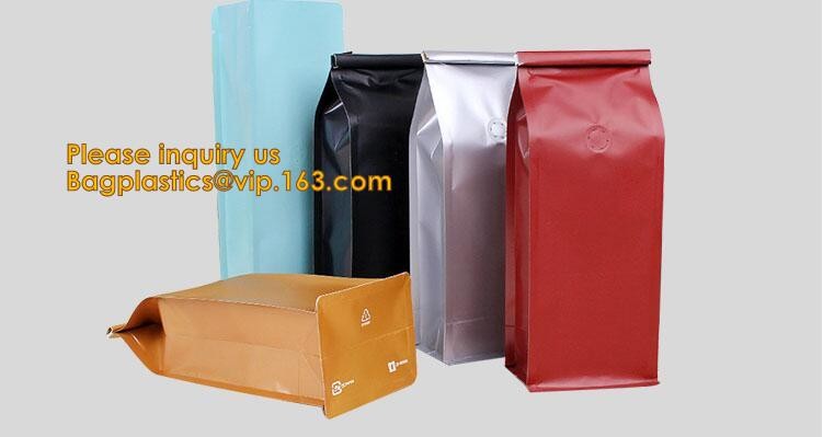 Factory wholesale side gusset clear polybag plastic square flat bottom bopp bag side gusset cello bag bagease bagplastic